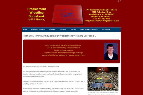 predicamentwrestlingscorebook.com site used Scorebook