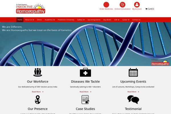 WordPress website example screenshot