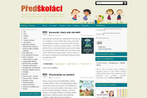 predskolaci.cz site used I3theme-1-8