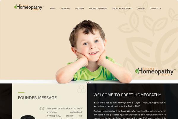 OneLife theme site design template sample