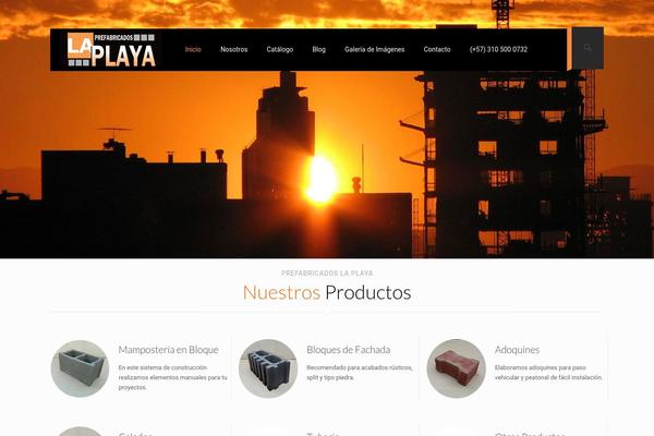 prefabricadoslaplaya.com site used Prefabricados