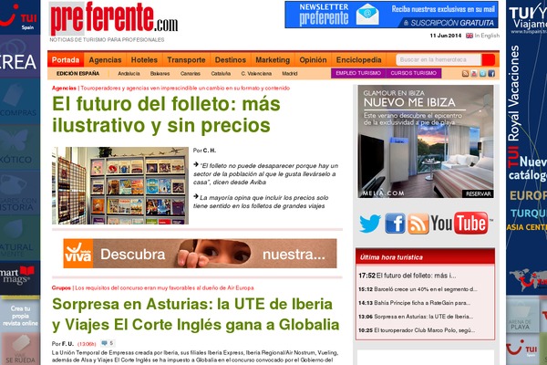 CookiesControl (Spanish legislation) website example screenshot
