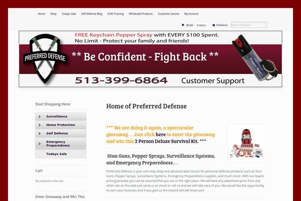 WordPress website example screenshot
