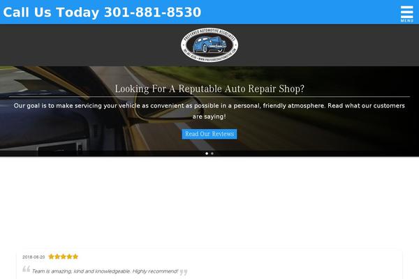 preferredautomotive.com site used Material-d