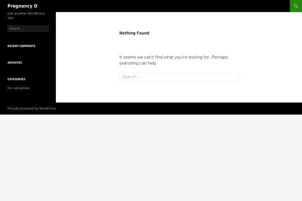 WordPress website example screenshot