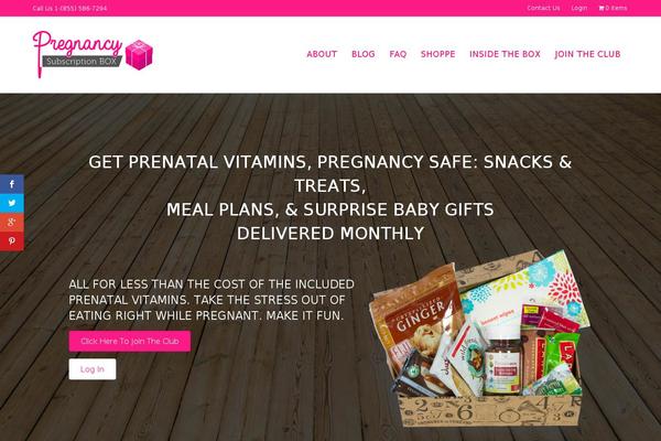 pregnancysubscriptionbox.com site used Preggie-box-bbct