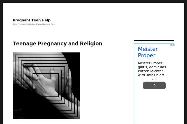 pregnantteenhelp.org site used Verde