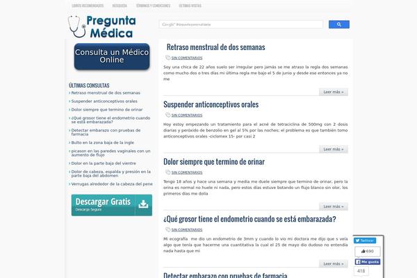 preguntamedica.com site used Inmedicina