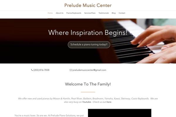 WordPress website example screenshot