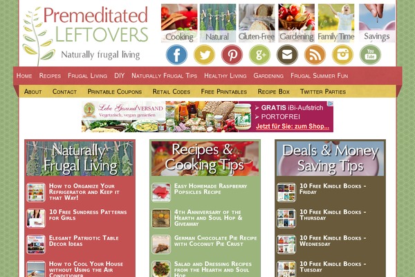 premeditatedleftovers.com site used Premeditatedleftovers