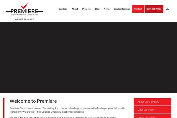 Premiere theme site design template sample