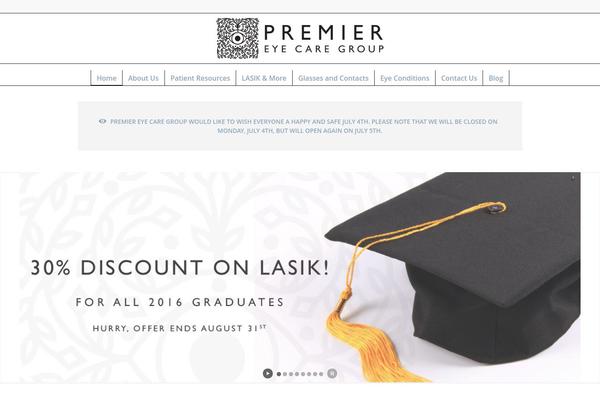 WordPress website example screenshot