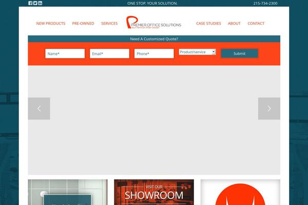 Premier theme site design template sample
