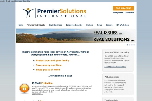 WordPress website example screenshot