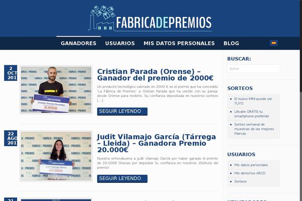 premioparati.es site used Fabricadepremios