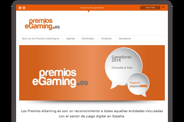 premiosegaming.es site used Egaming