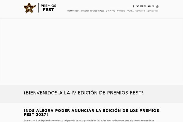 premiosfest.com site used Premiosf