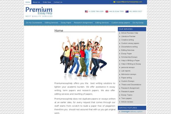 premiumessayhelp.com site used Mobilesite