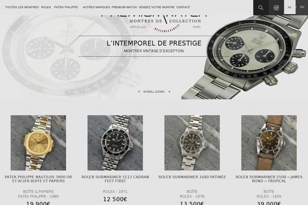 premiumwatch.fr site used Premiumwatch