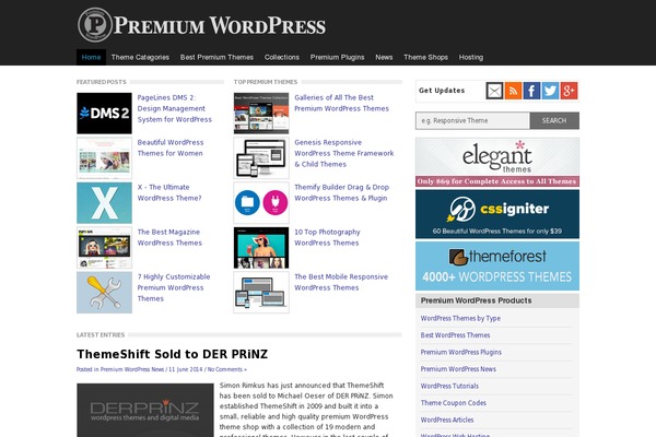 premiumwp.com site used Premiumwp-4.1