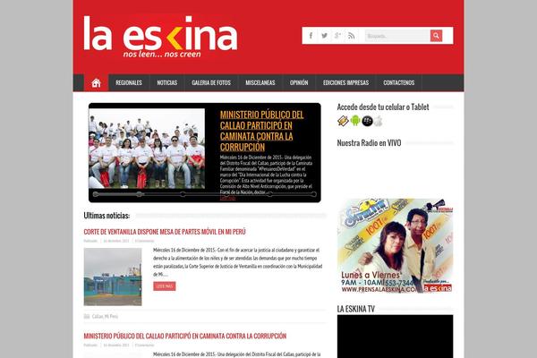 prensalaeskina.com site used Eskina