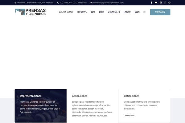 prensasycilindros.com site used Industro