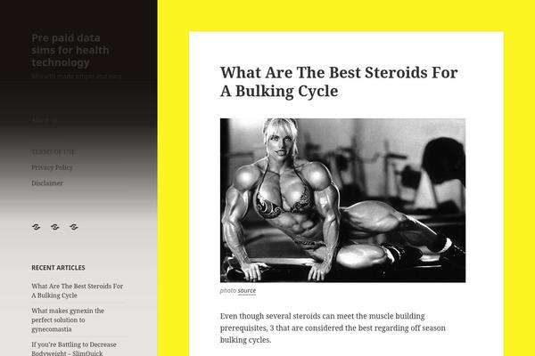 Twenty Fifteen theme site design template sample