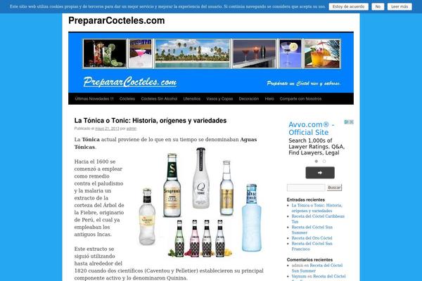 Twenty Ten theme site design template sample