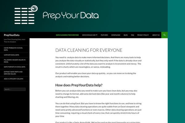 Twenty Fourteen theme site design template sample