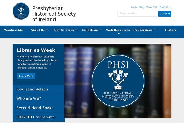 presbyterianhistoryireland.com site used Phsi