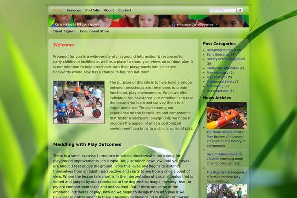 Weaver II theme site design template sample