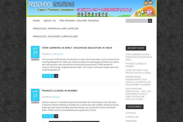 preschools.co.in site used BoldR Lite