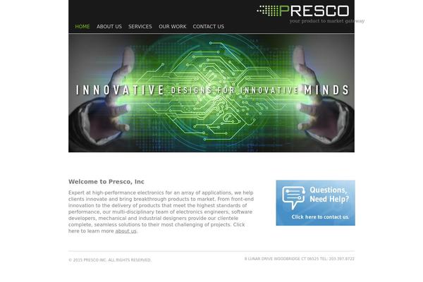 prescoinc.com site used Presco