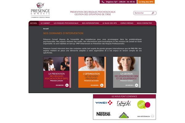 presence-conseil.fr site used Presenceconseil