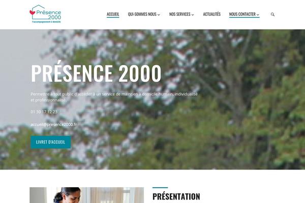 presence2000.fr site used Zeko-child-theme