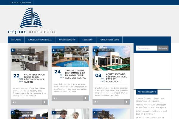 presenceimmobiliere.fr site used Solidus-theme-child
