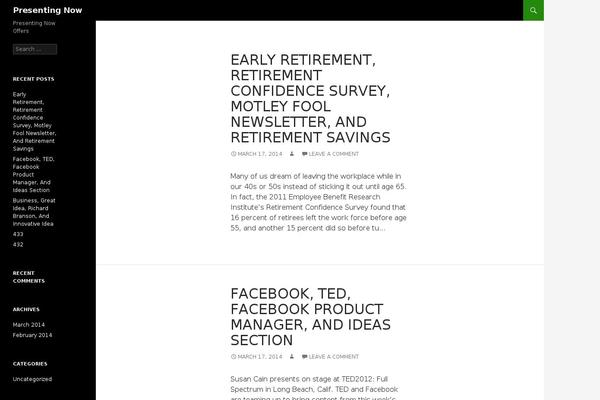 WordPress website example screenshot
