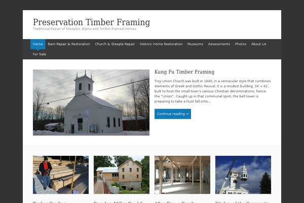 WordPress website example screenshot