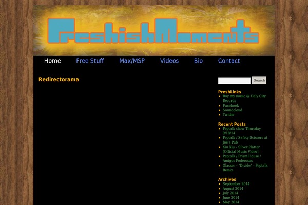 Site using GigPress plugin