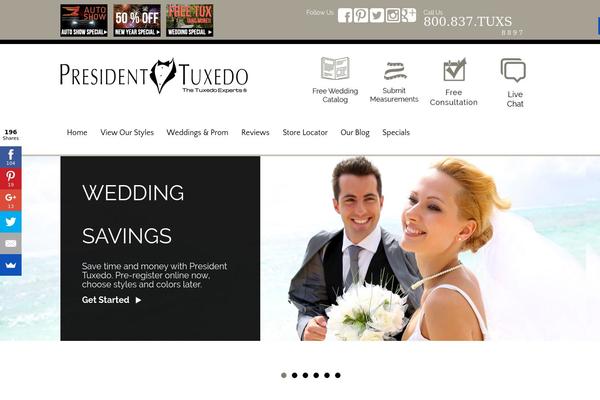 presidenttuxedo.com site used Tuxedo