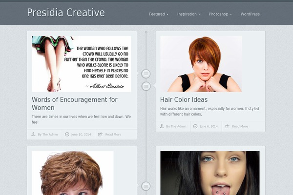 chronology theme websites examples