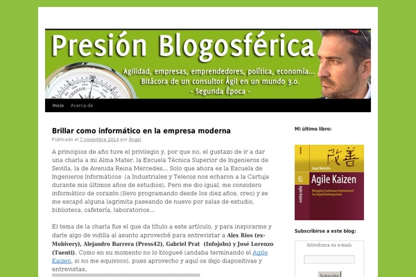 Twenty Ten theme site design template sample