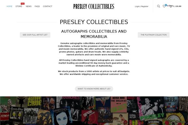 presleycollectibles.com site used Media-monkey