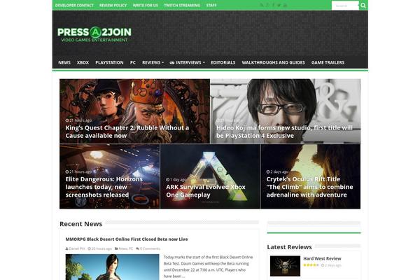 Snews theme site design template sample