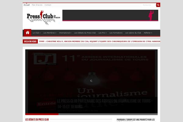 pressclub.fr site used Pressclub