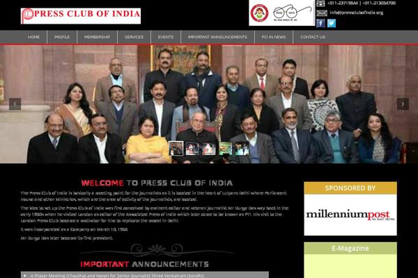 pressclubofindia.org site used Pressclub