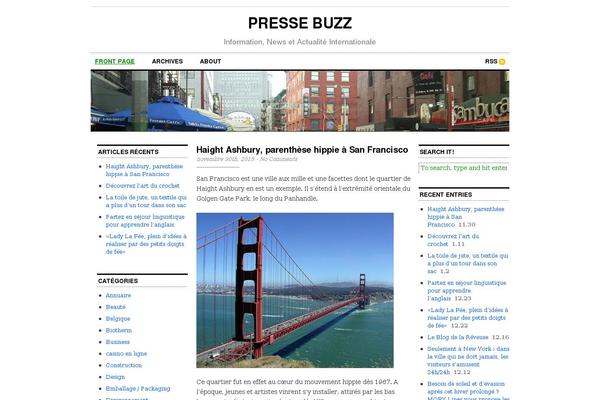 presse-buzz.fr site used Wp-themes
