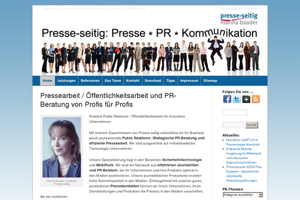 presse-seitig.de site used Presse-seitig
