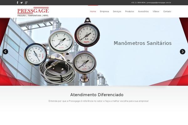 pressgage.com.br site used Padrao