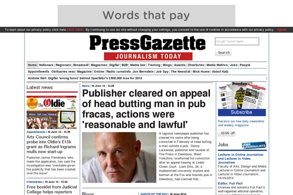 pressgazette.co.uk site used Figaro